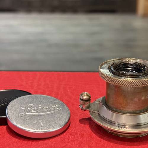 Leica Short Elmar 50mm f3.5 nickel ltm coated lens