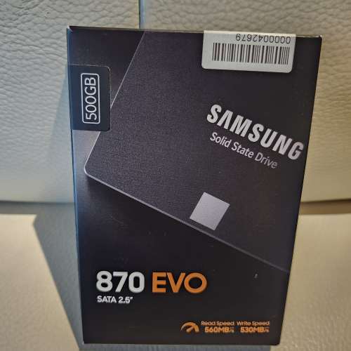 Samsung 870 evo SSD 500GB