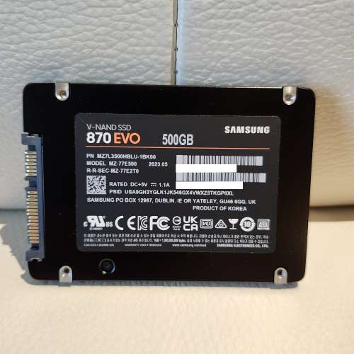 Samsung 870 evo SSD 500GB