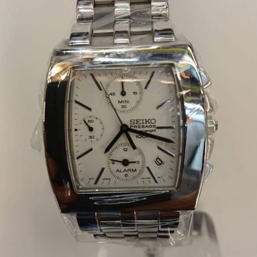 Vintage Seiko Presage 7T62-0AD0 Sapphire Crystal  Alarm Chronograph