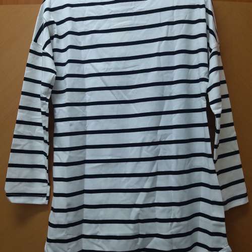 全新黑白間條長袖T-Shirt 上衣 T恤 襯衫 襯衣 tee恤 長袖衫