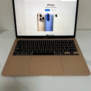 MacBook Air Retina 2020 13吋 i5 8G RAM 512GB SSD 金色