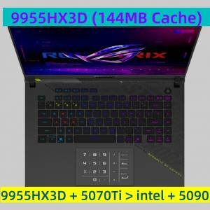 9955HX3D RTX5070Ti ROG G16 華碩 16GB 1TB SSD 240Hz 2.5k gaming laptop 電競手提...
