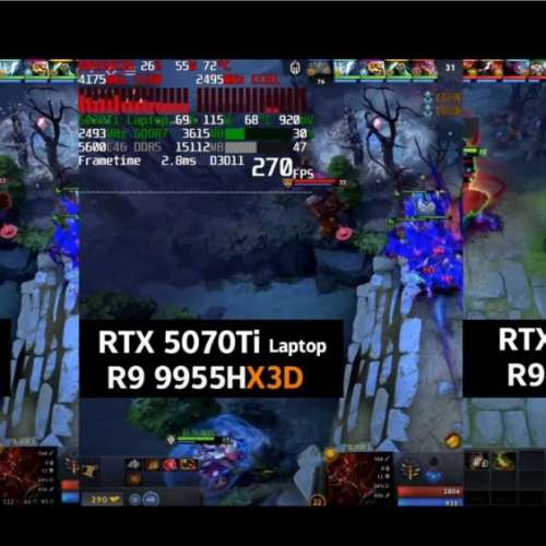 9955HX3D RTX5070Ti ROG G16 華碩 16GB 1TB SSD 240Hz 2.5k gaming laptop 電競手提...