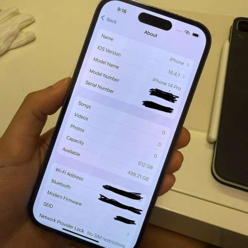 90%新iPhone 14 Pro 512Gb 紫色