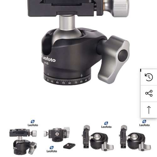 Leofoto 徠圖 LH-25 低重心球形雲台(可承重5kg)
