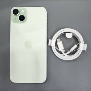99%New iPhone 15 Plus 128GB 綠色 香港行貨 電池100% 有配件 自用首選超值