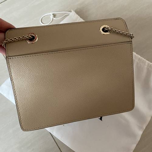 Furla全新拼色鍊條袋