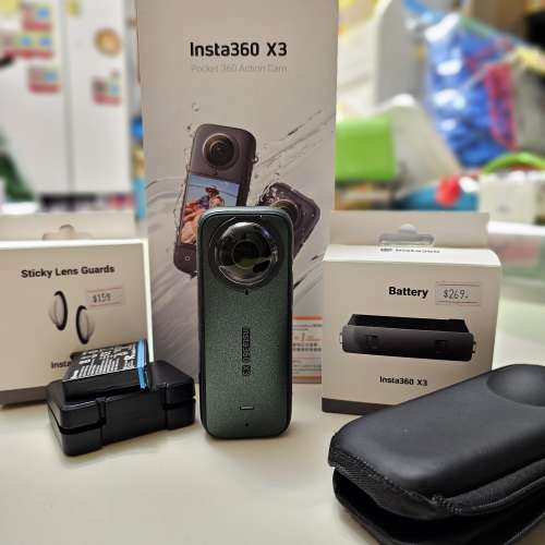 Insta 360X3 非常新淨
