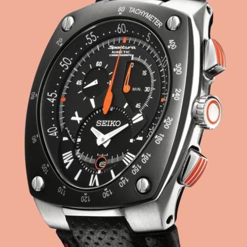 Vintage Seiko Guigiaro Sportiva Alarm Chronograph