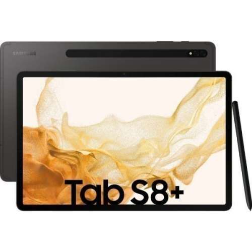 99%新samsung tab s8+ 8+256 wifi 12.4inch港版有盒有單有保養