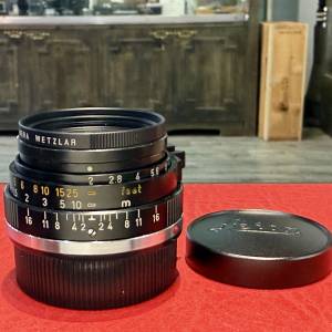 Leica summicron 35mm f2 6 elements Germany early version lens