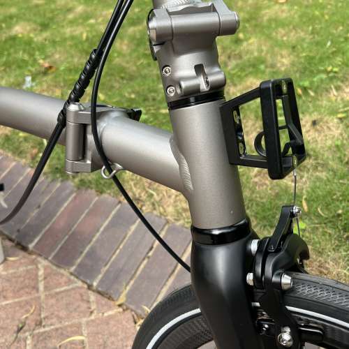 2025 最新款超輕版 ACEOFFIX C5 5速 啞黑色碳前叉 碳三刀 鋁合金折叠車 送前後蛙燈叮...