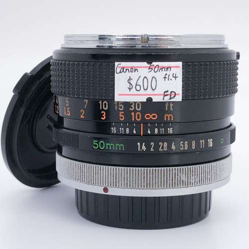 95% New Canon FD 50mm F1.4 手動鏡頭, 深水埗門市可購買
