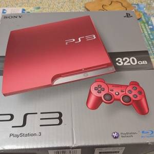 紅色 PlayStation 3 遊戲機( CECH 3012B ) 95%新收藏級
