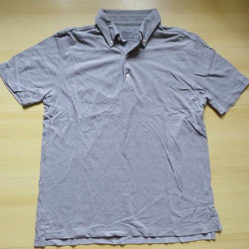 無印良品灰色polo L碼