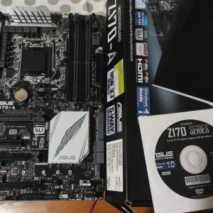 ASUS Z170-A ATX主版 (正版Window10Pro) Socket 1151 支援6、7代CPU