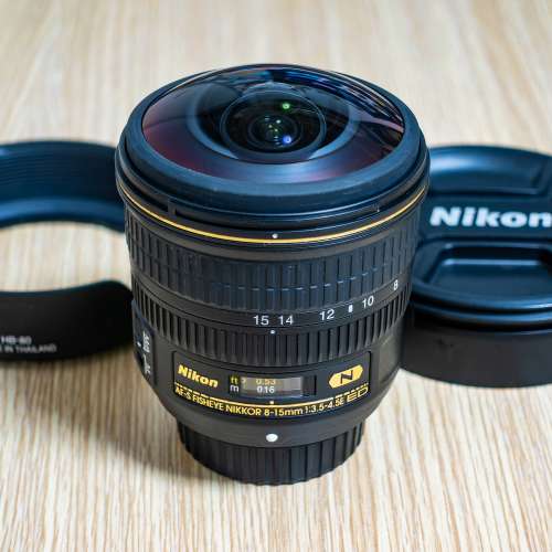 Nikon AF-S FISHEYE NIKKOR 8-15mm f/3.5-4.5E ED