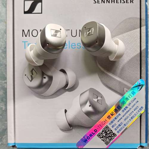 新淨行貨有保 Sennheiser Momentum True Wireless 4 MTW4, silver white color