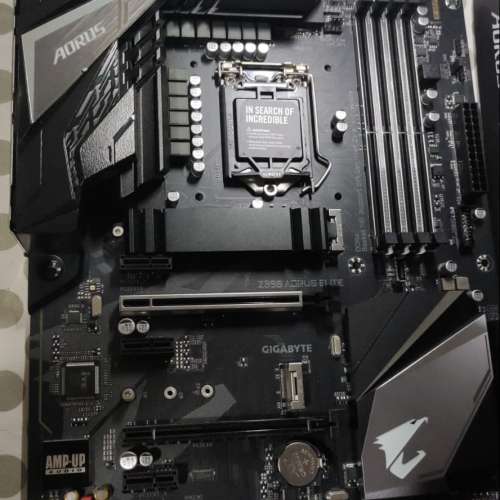 技嘉 Z390 AORUS ELITE ATX主機版 (正版Window10Home啟用碼) Socket 1151 適合8、9...