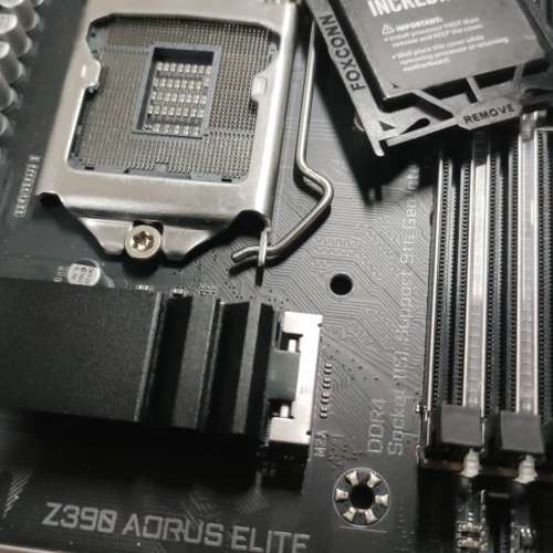 技嘉 Z390 AORUS ELITE ATX主機版 (正版Window10Home啟用碼) Socket 1151 適合8、9...
