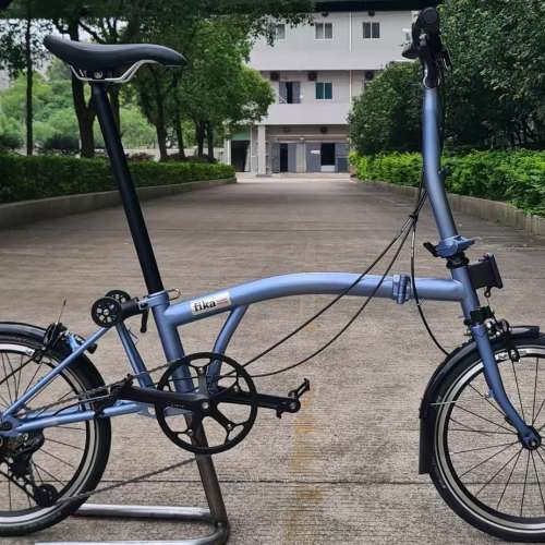 2025 Fika P6 國布 小布款 外6速鉻鉬鋼折叠車 送前後蛙燈叮叮