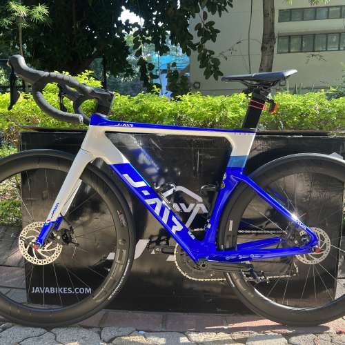 JAVA J.AIR FUOCO KIWI 綫拉碟剎 22速 碳纖維公路車 送水架前後蛙燈