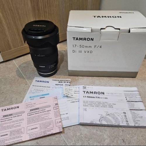 99% Tamron 17-50mm F4 Sony FE Mount 接近全新 有單