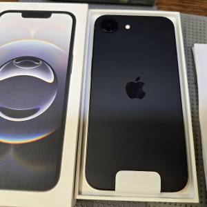 全新iphone 16e 黑色行貨256GB全新csl購買有單保養 一年