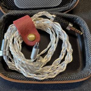 Bat audio 白羊22awg 6N单晶银 (Bispa 鍍銀CM插頭)