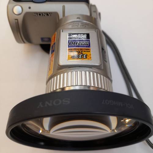 Vintage Sony F505 CCD + Sony VCL-MHG07 Wide-Angle Lens Kit