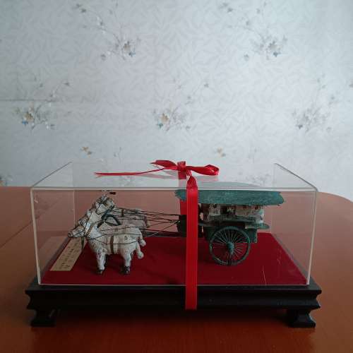 秦始皇陵銅車馬擺件模型