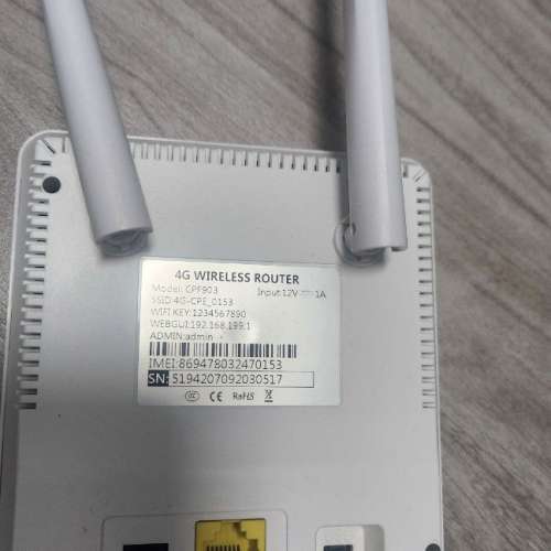 CPF903 4G LTE SIM卡 無線路由器WIFI分享器行動網卡
