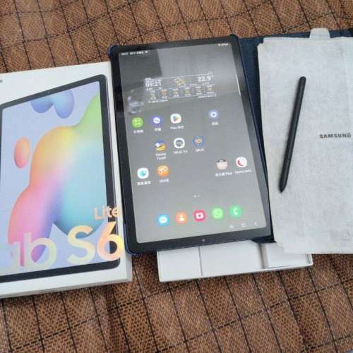Samsung galaxy tab s6 lite ,  4gb /128gb,  有盒, s-pen, 有套