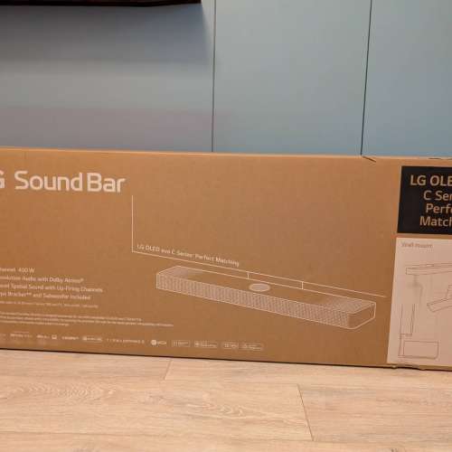 全新行貨 LG 樂金 3.1.3 聲道杜比全景聲 Sound Bar SC9S Soundbar 喇叭 Dolby Atmos