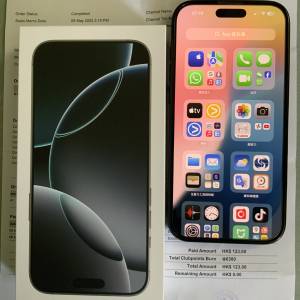 iPhone 16 pro max 256 白色全新