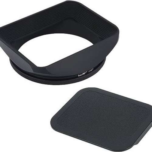 HAOGE LH-B67T 67mm Square Metal Screw-in Mount Lens Hood With Cap For Leica APO