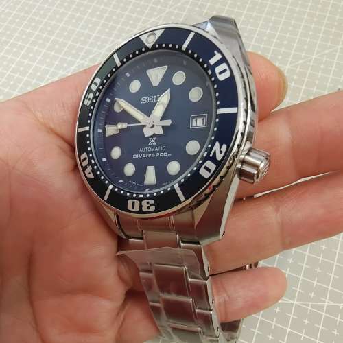 停產 NOS全新Seiko SBDC033 精工絶版細MM 藍面精工第一代6R15機芯  100%全新