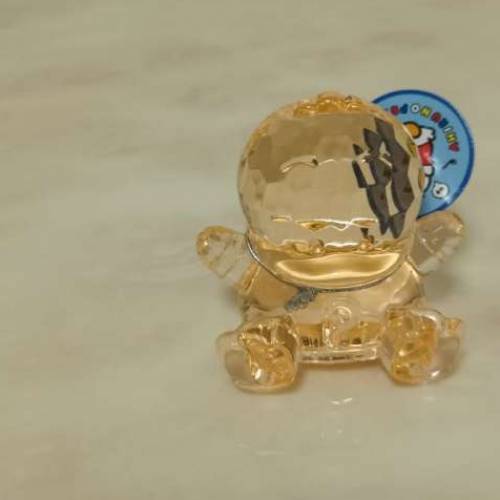 全新入口仿水晶石小鴨動物［金色］陳列小擺設