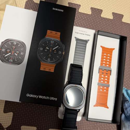 Samsung Watch Ultra 99.9%new 港行full set