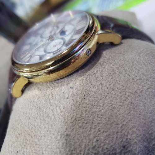 SOLVIL et TITUS 鐵達時 玫瑰金 白金羅馬字面 瑞士製全自動機芯 42.5mm 天長地久 皮...