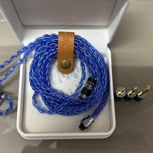 [限量1條](耳機線名:銀鷹)與日本Beat Audio Silversonic MKVII 8wire銀龍7類似，全...