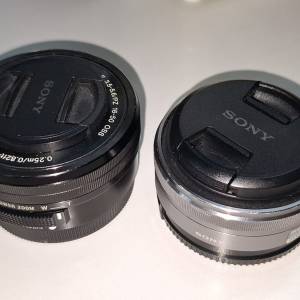 Sony鏡頭 16mm F2.8 / 16-50mm F3.5-5.6