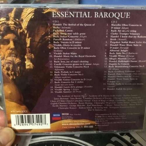 ESSENTIAL BAROQUE ( 2 CD ) ~ OVER 2 1/2HOURS OF SUBLIME MUSIC