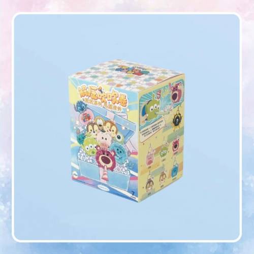 迪士尼Tsum Tsum系列解壓伸縮卷毛絨鎖匙扣