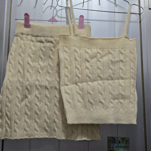 秋冬套装 針織三件套