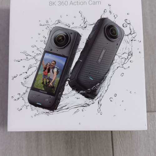 Insta360 X4-8K 全景運動相機 標準套裝 黑色