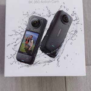 Insta360 X4-8K 全景運動相機 標準套裝 黑色