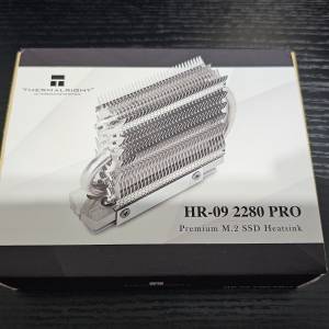 Thermalright HR-09 2280 Pro Black SSD空冷雙熱管散熱器 索摩樂