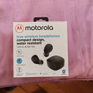 Motorola verve buds 100 bluetooth headset 藍牙耳機